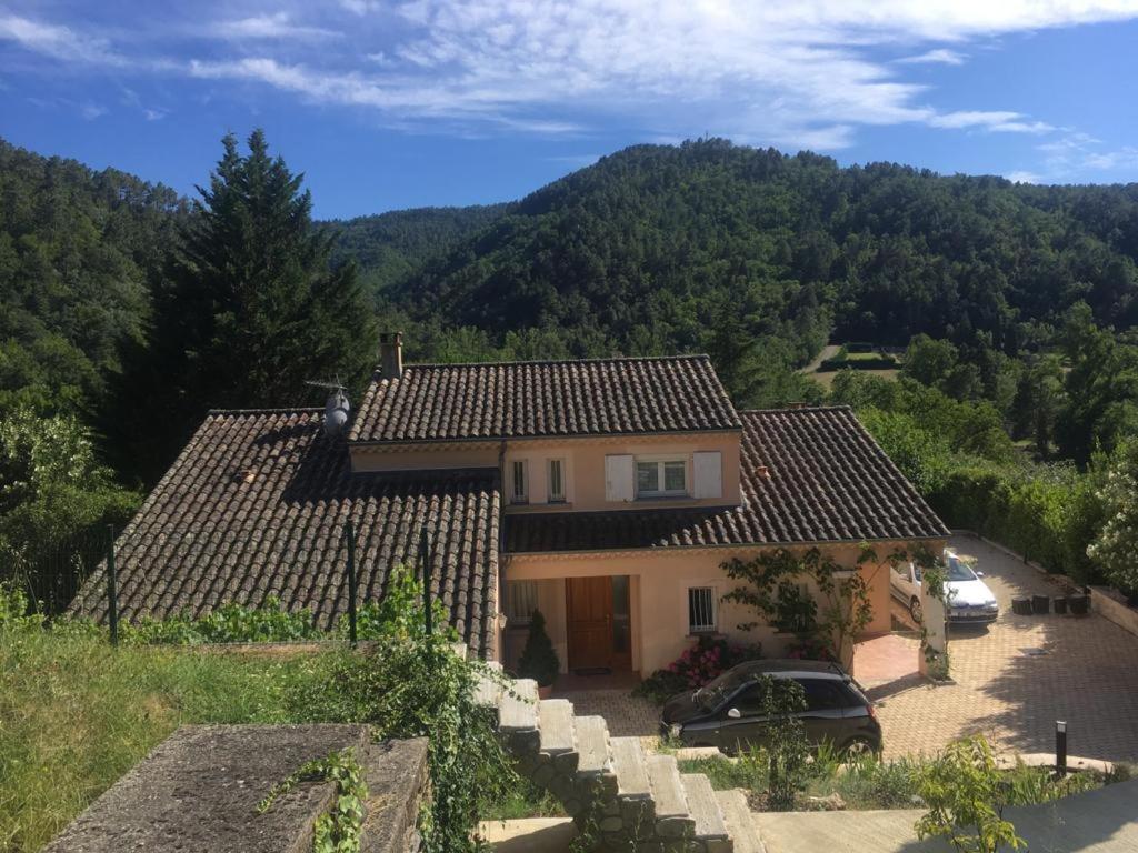 Les Ollieres Sur Eyrieux - La Maison Du Bonheur Exterior foto